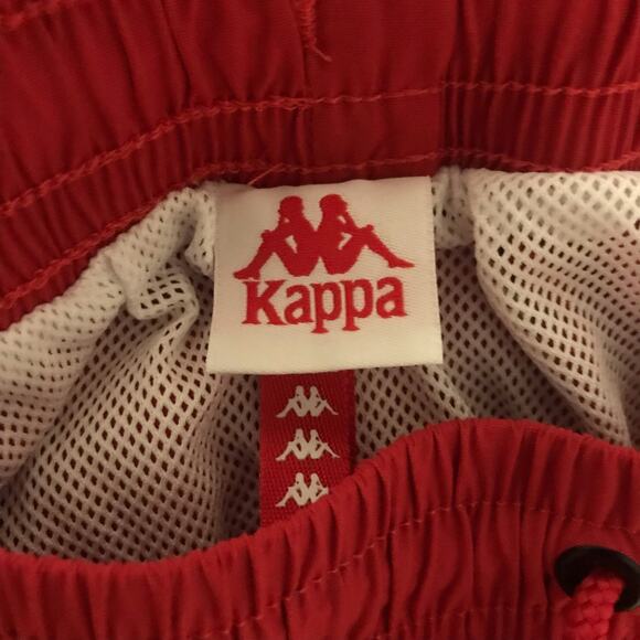 Kappa Logo Red Drawstring Swim trunks XXL - Picture 6 of 7
